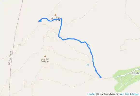 ترک جی پی اس شیرکوه تا پناهگاه