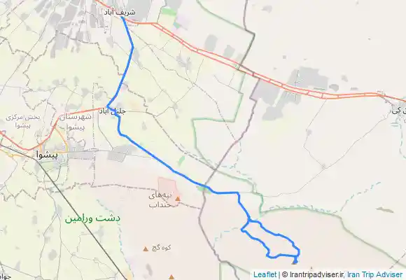 ترک جی پی اس قله طلا از روستای شورقاضی