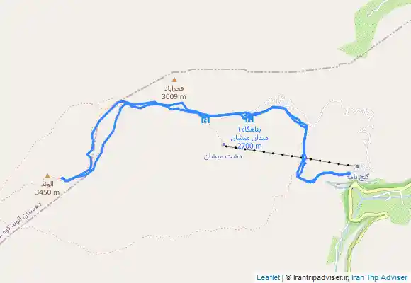 ترک جی پی اس الوند زمستانه