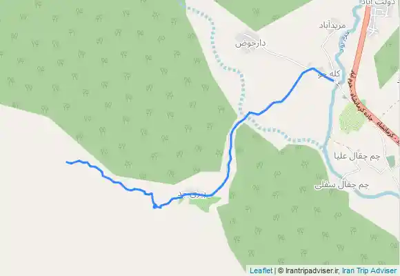 ترک جی پی اس مخمل کوه - هفت حوض