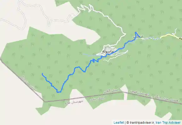 ترک جی پی اس مسیر برگشت کوروباربه ماسوله