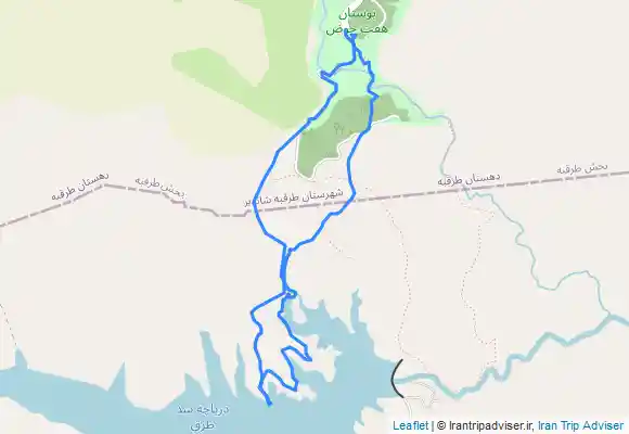 ترک جی پی اس تپه های هفت حوض به بندطرق