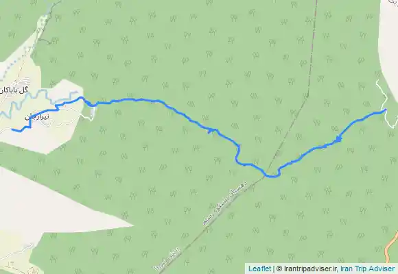 ترک جی پی اس مسیر کوشک تا تیرازجان