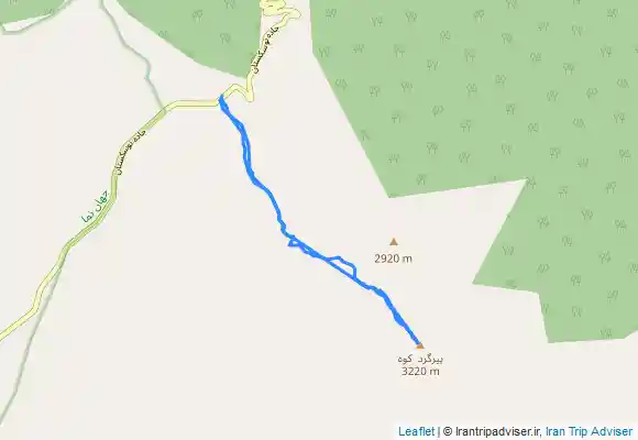 ترک جی پی اس پیرگرد کوه گرگان