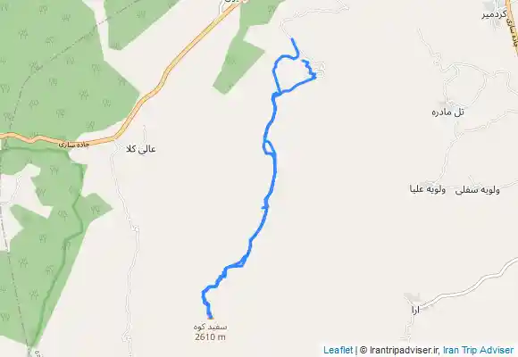 ترک جی پی اس سفیدکوه