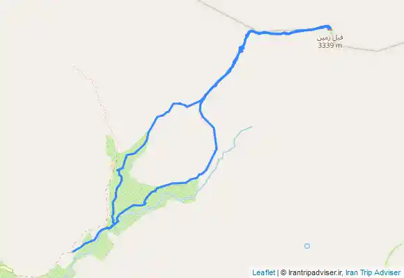 ترک جی پی اس قله فیل زمین از روستای لواسان بزرگ