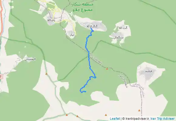 ترک جی پی اس گنگرج کلا چلاو ب شاخ رایت