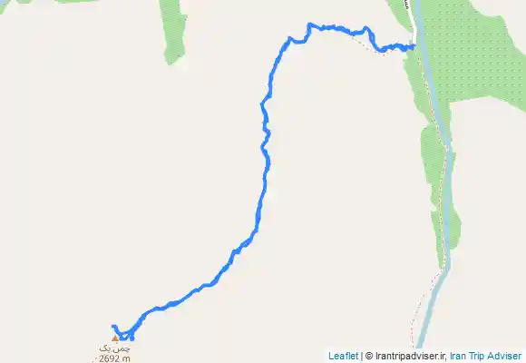 ترک جی پی اس قله چمن یک -شاندیز، زشک ارتفاع : ۲۵۹۵ متر