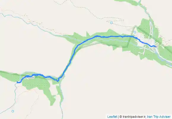 ترک جی پی اس AHAR TO SHEKARAB WATERFALL میدان آهار به امامزاده آهار و آبشار شکرآب
