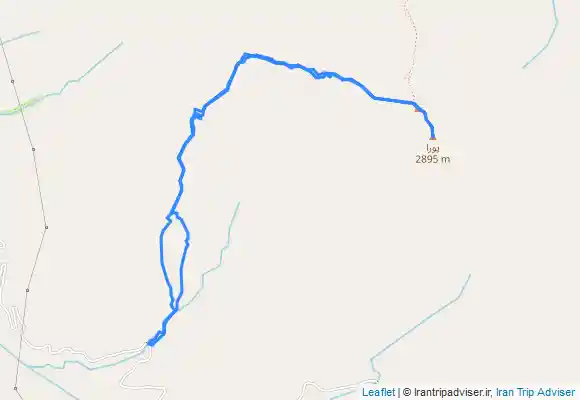 ترک جی پی اس قله پورا از جاده قدیم کندور