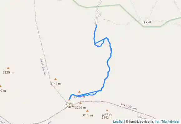 ترک جی پی اس Bozqush Range: Sarimsaqli Peak رشته کوه بوزقوش: قله ساریمساقلی