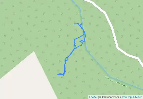 ترک جی پی اس Berenjegan Waterfall - Hiking Trail - آبشار برنجگان
