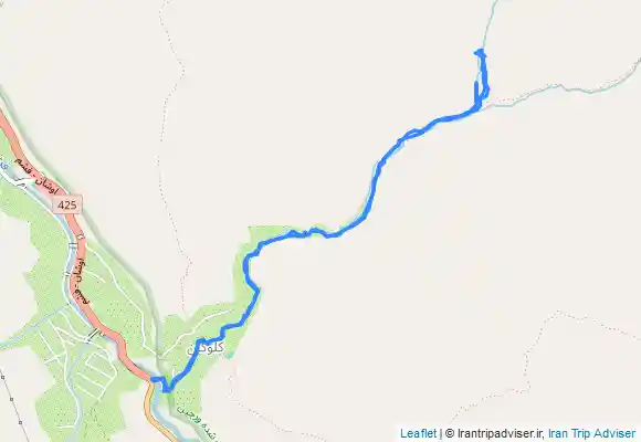 ترک جی پی اس مسیر آبشار کلوگان