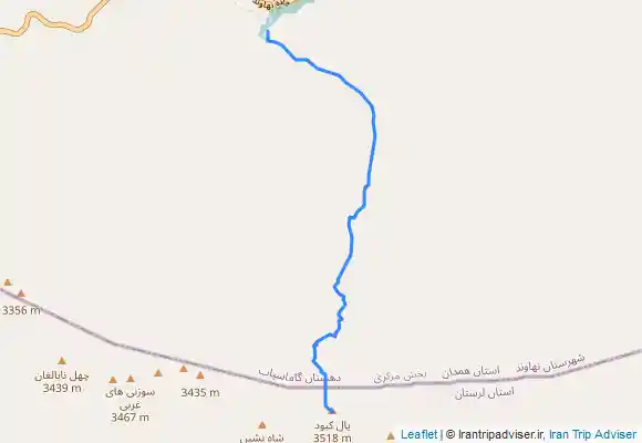 ترک جی پی اس Yalkaboud summit قله یال کبود