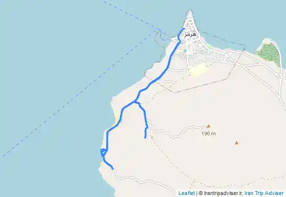 ترک جی پی اس Hormoz الهه نمک . غار نمک...