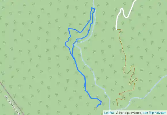 ترک جی پی اس تنگه تامرادی مسیر رودخانه Tang-e-Tamoradi