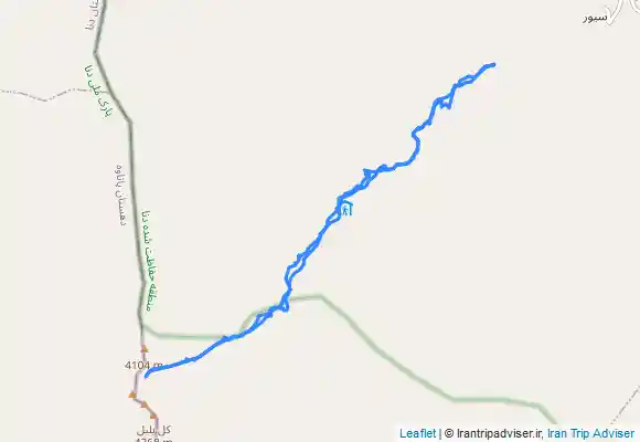 ترک جی پی اس قله کل قدویس - زمستانه - Sīvar