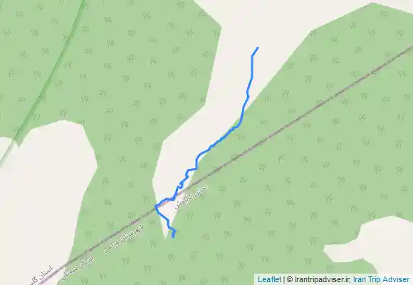 ترک جی پی اس Kondes Kouh Waterfall آبشار کندسکوه