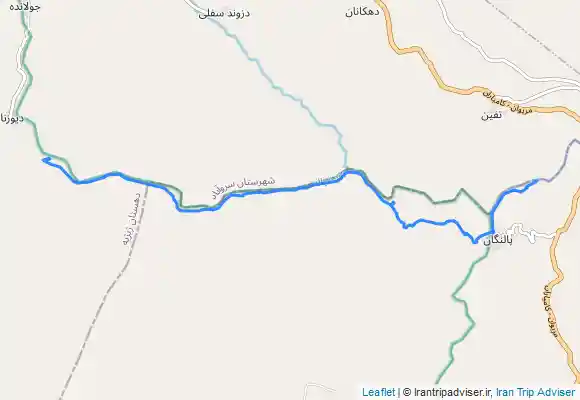 ترک جی پی اس ترکینگ پالنگان به دیوزناو.