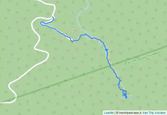 ترک جی پی اس آبشار آلوبن گیلان