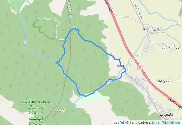 ترک جی پی اس مسیر چالشی تنگ بستانک ، چشمه سرو، بهشت گم شده ۱۴۰۰.۱.۱۱