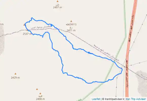 ترک جی پی اس کوهنوردی چشمه لادوزخ به قله ساسفید و چشمه لاوه