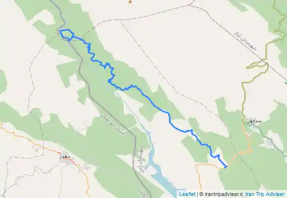 ترک جی پی اس Landy Watefall آبشار لندی