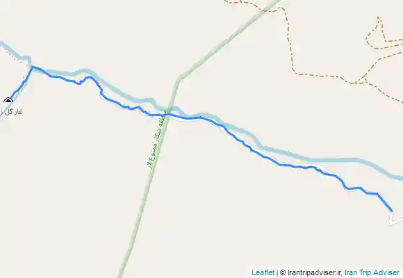 ترک جی پی اس مسیر غار گل زرد