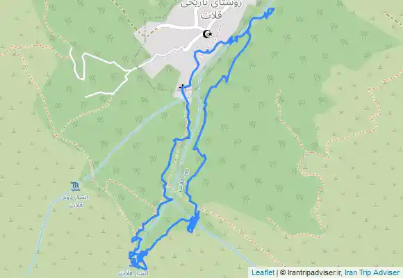 ترک جی پی اس آبشار قلات از مسیر باغات انار و گوجه باغی