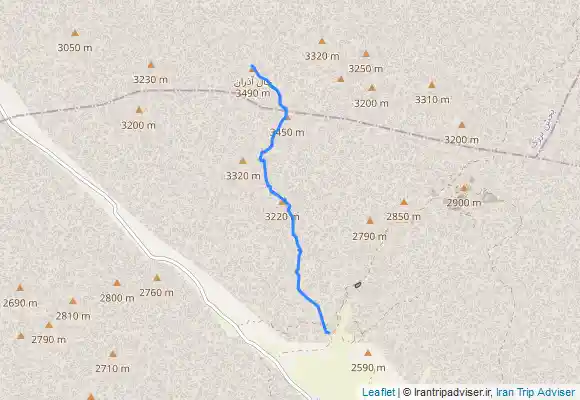 ترک جی پی اس قله چال آذران