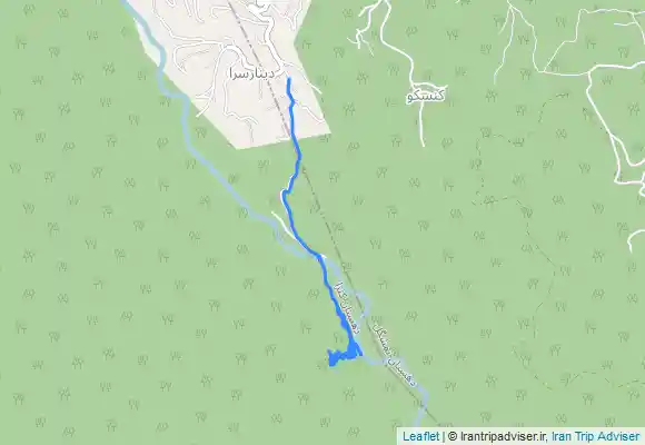 ترک جی پی اس دینار سرا آبشار ایکاه دره