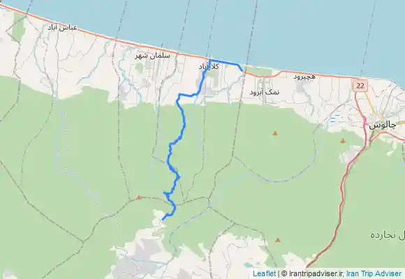 ترک جی پی اس جنگل نوردی از پیشنبور