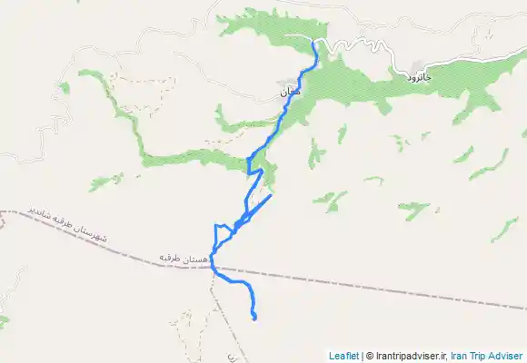 ترک جی پی اس خط الراس قله هاي مغان و دوشاخ بِزبِشك و غار مغان Razavi Khorasan Province → Moghān
