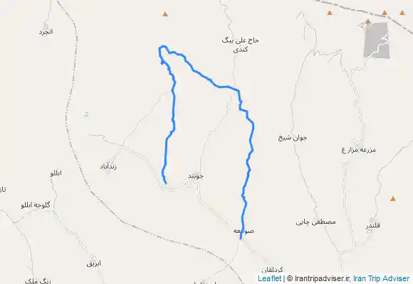 ترک جی پی اس شیور داغی روستای صومعه