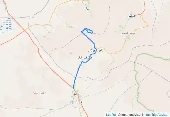 ترک جی پی اس Chal Azaran Peak - Hiking Trail - قله چال آذران - کامو میمه استان اصفهان