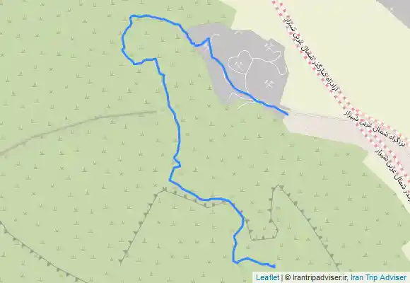 ترک جی پی اس چشمه چویلی کوه سرخ شیراز - مسیر بالادست کاطهماسبی