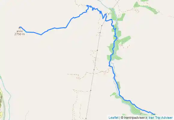 ترک جی پی اس قله پشتو از کشار بالا