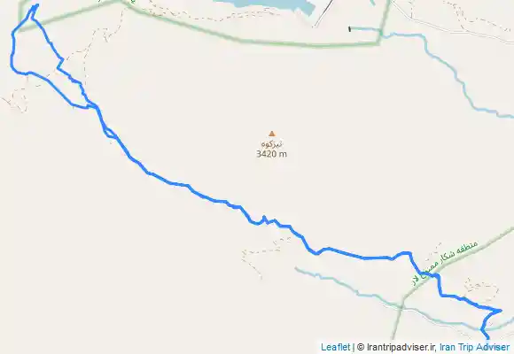 ترک جی پی اس رکابزنی در دشت گل زرد لار