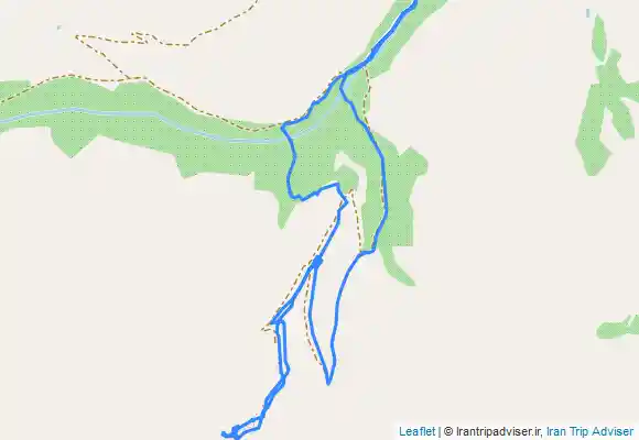 ترک جی پی اس پیمایش روستا تا غار مغان