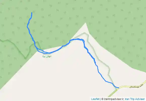 ترک جی پی اس زبله از مسیر توسکستان