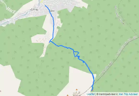 ترک جی پی اس قله علمدار کلاردشت