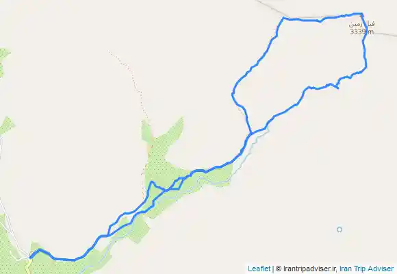 ترک جی پی اس قله فیل زمین از لواسان بزرگ