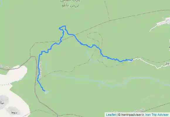 ترک جی پی اس دریاچه سوها به آبشار لاتون و روستای کوته کومه. لوندویل آستارا