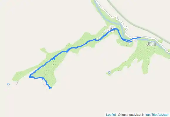 ترک جی پی اس Abshar-egol (روستای ایگل به آبشار ایگل)