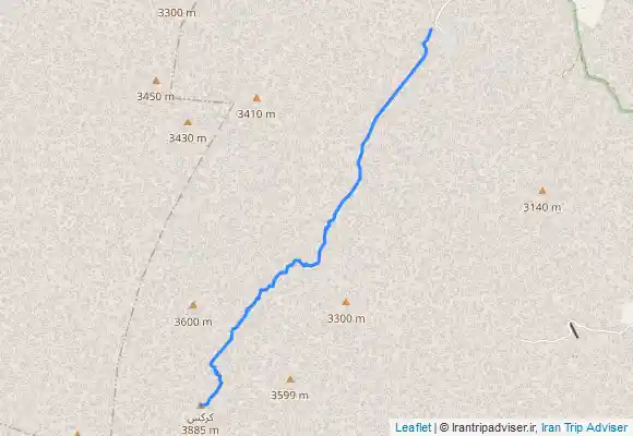 ترک جی پی اس مسیر اوره به کرکس