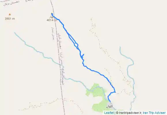 ترک جی پی اس قله کهار