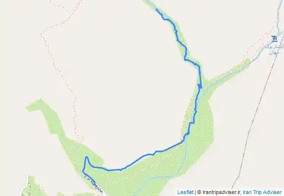 ترک جی پی اس ابشار برگ جهان