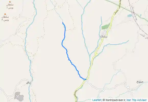 ترک جی پی اس آبشار کهنه باغستان