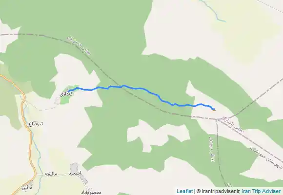 ترک جی پی اس قله ی واپر مسیر کندازی