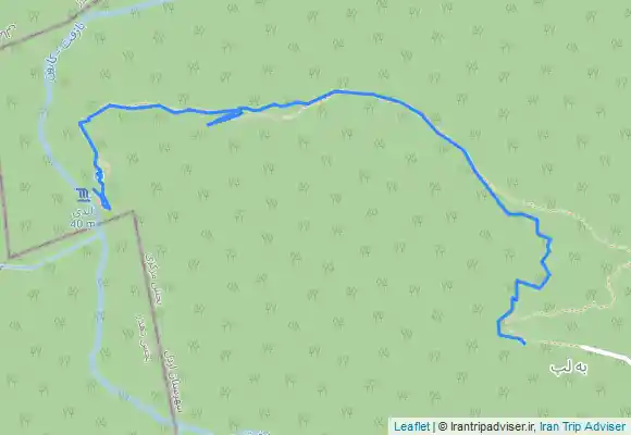 ترک جی پی اس آبشار لندی مسیر برگشت